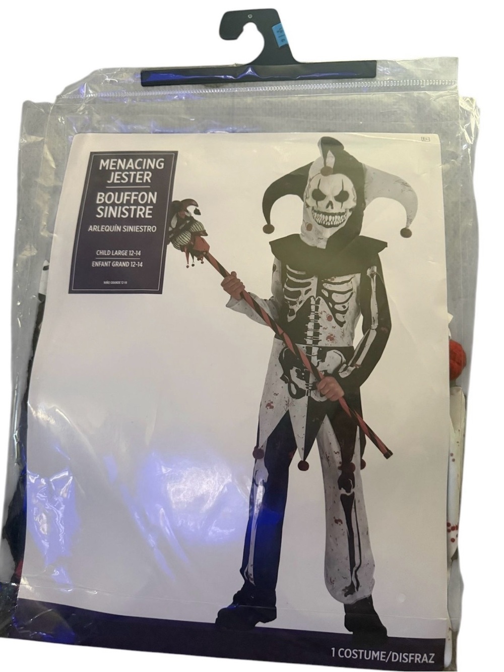Menacing Jester Costume L 12-14